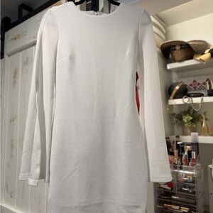 Elegant White Mini Dress